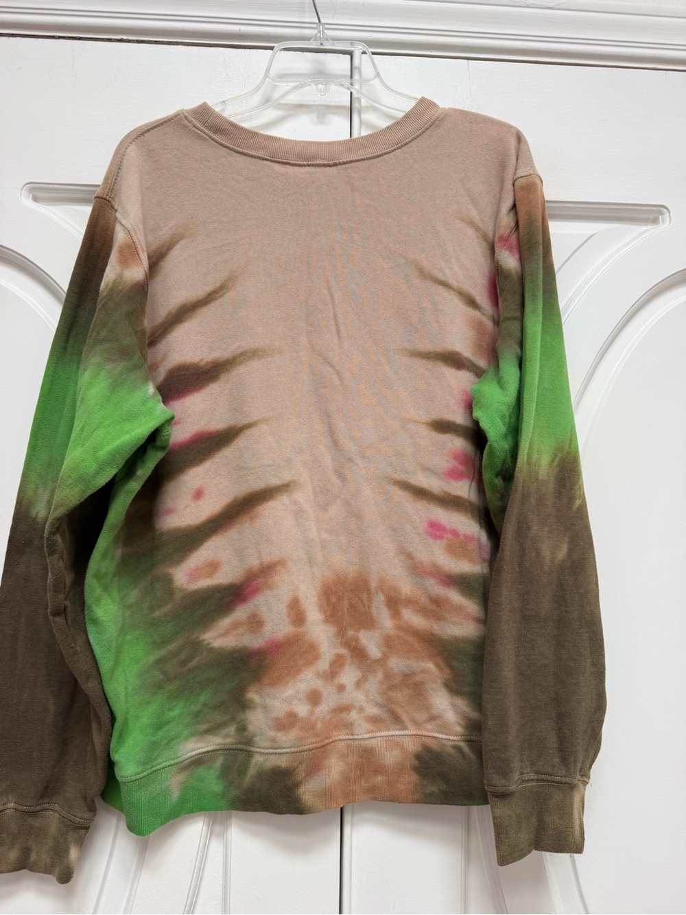 Tie-Dye 'Grateful Forever' Graphic Sweatshirt - Yellow Bear XXL - Picture 6 of 6